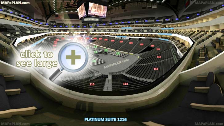 view from platinum suite 1216 good bad seats review information behind stage arena sections interior guide Dallas American Airlines Center seating chart