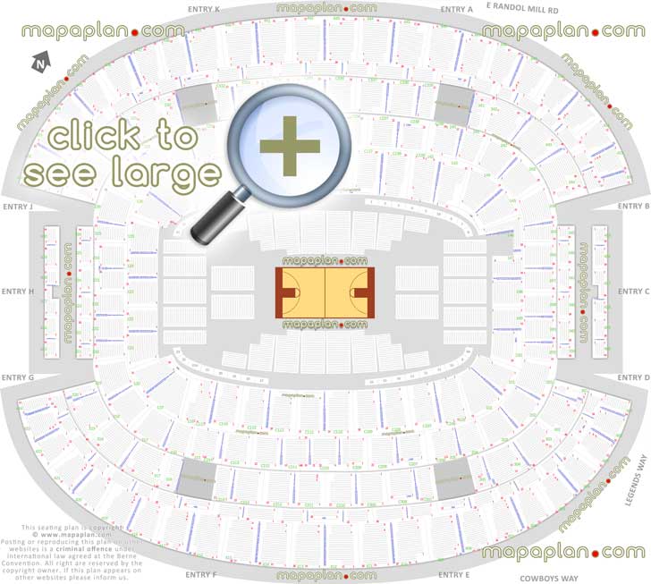 Cowboy Stadium Seating Chart Taylor Swift