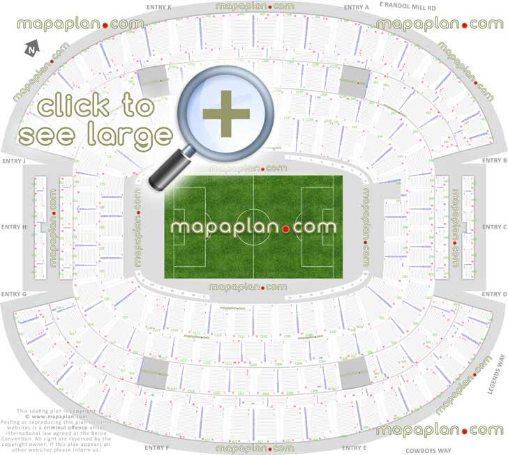 soccer games arena seating capacity arrangement diagram AT&T Stadium dallas cowboys arena tx usa best seat finder interactive virtual 3d detailed layout tool precise detailed aisle seat loge box rows numbering location data plan full exact row numbers plan seats row lower hall fame main mezzanine upper concourse level baseline sideline corner seats Dallas Cowboys AT&T Stadium seating chart