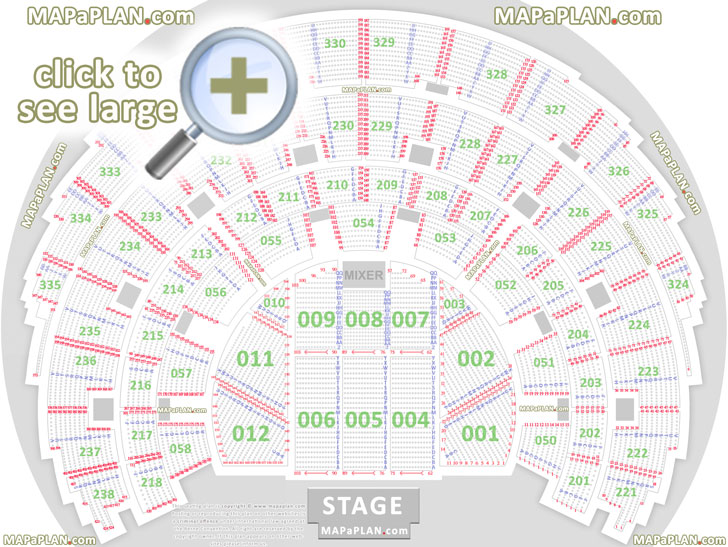 Hydro Sse Arena Glasgow Detailed Seat Numbers Seating Plan Mapaplan Com