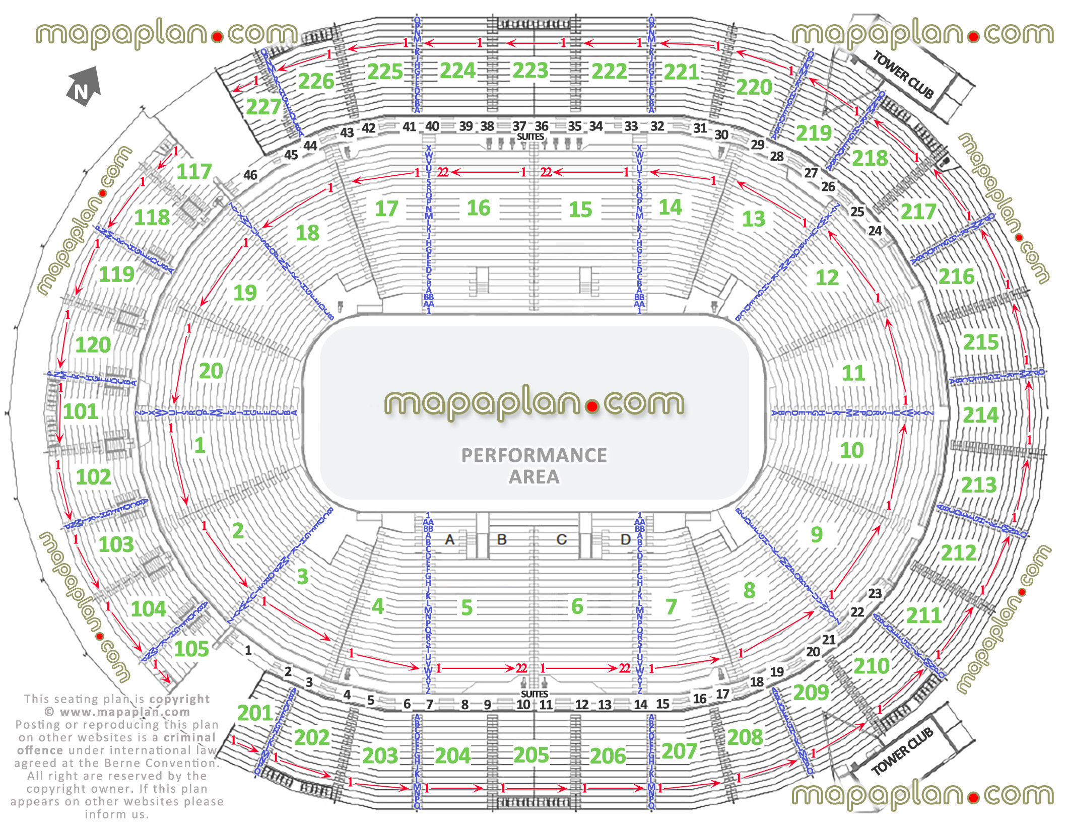 T Mobile Arena Seating Chart View