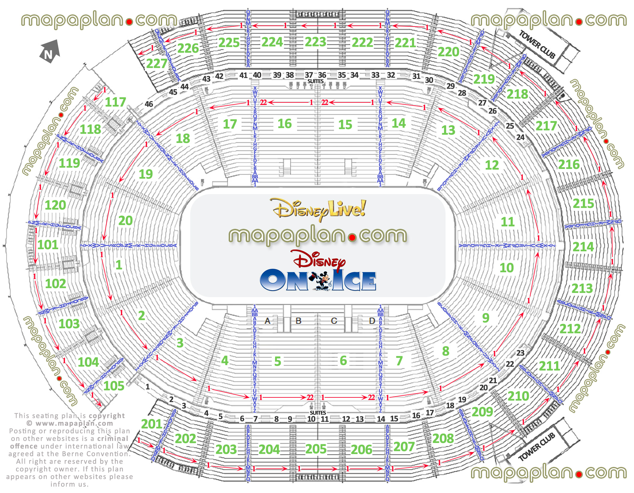 disney ice live las vegas nv usa best seat finder 3d interactive tool precise detailed aisle seat numbering location data plan ice rink event floor level lower bowl concourse upper balcony seating suites loge boxes Las Vegas T-Mobile Arena Las Vegas T-Mobile Arena seating chart