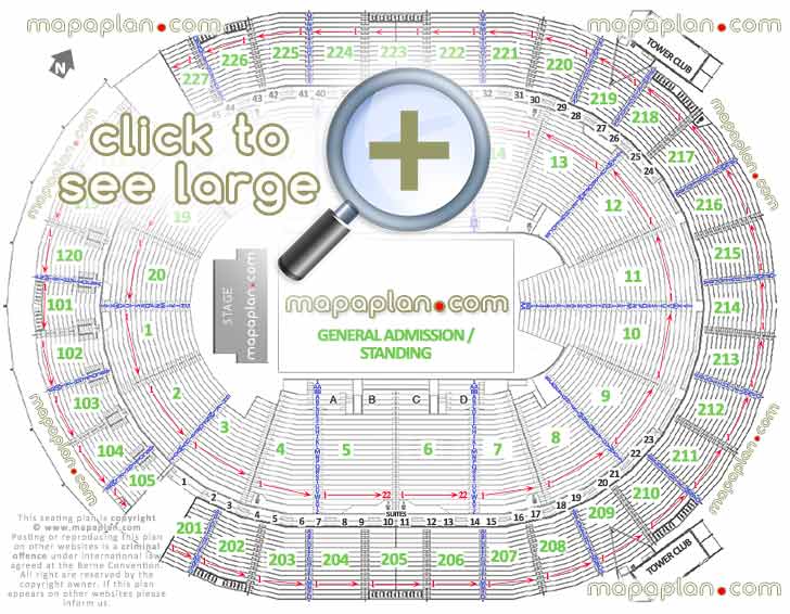New T Mobile Arena Mgm Aeg Seat Row Numbers Detailed Seating Chart Las Vegas Mapaplan Com