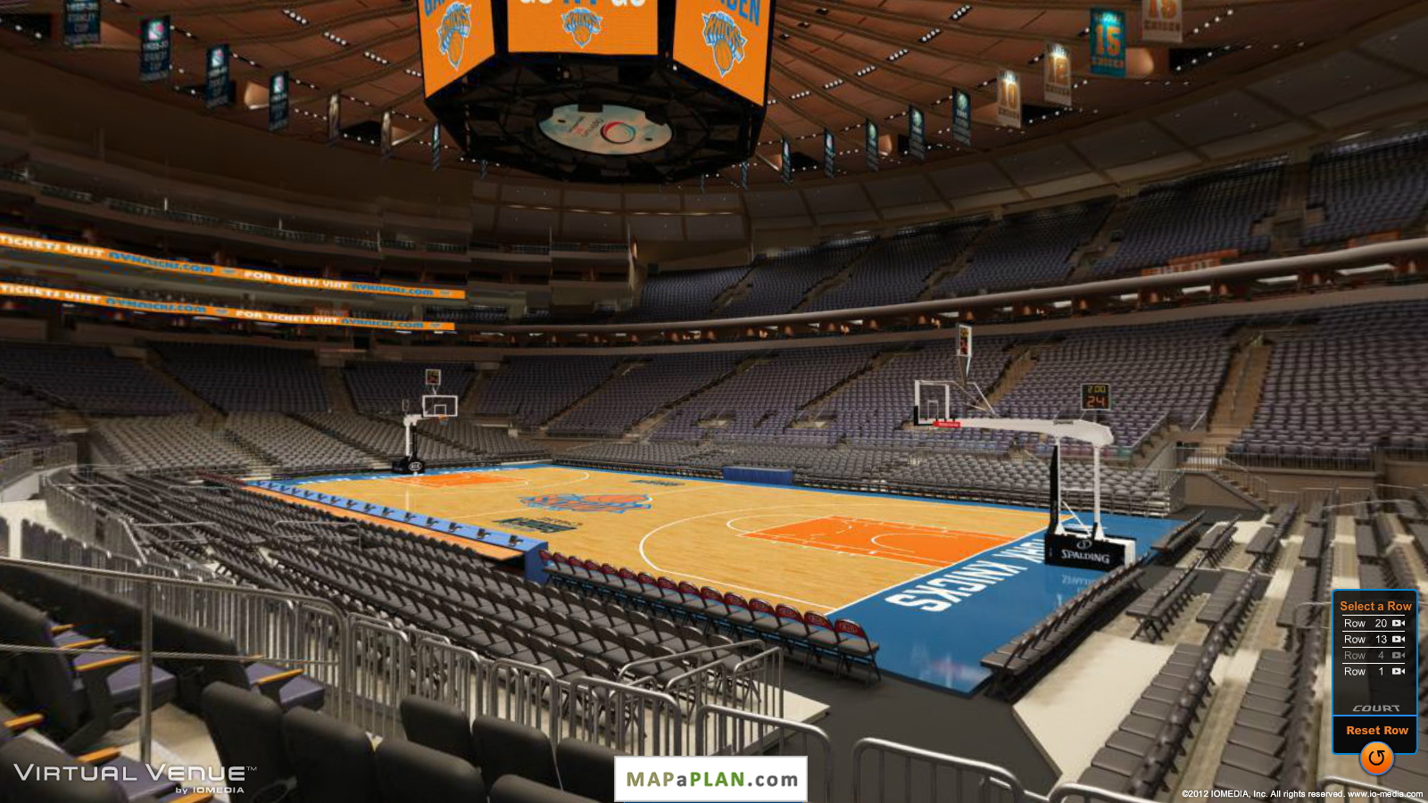 Madison Square Garden seating chart section 109 view