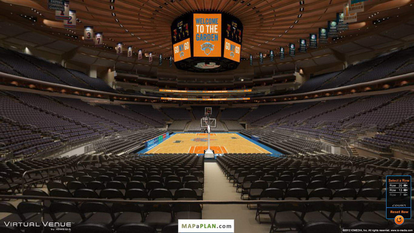 Madison Square Garden Seating Chart Detailed Seat Numbers Mapaplan Com