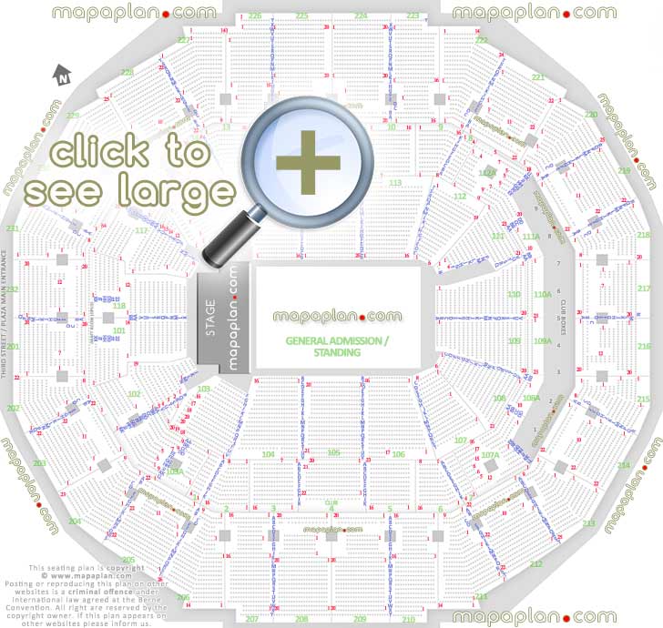 general admission ga floor standing concert capacity plan FedExForum centre tn concert stage floor pit plan sections best seat selection information guide virtual interactive image map rows a b c d e f g h j k l m n p q r s t u v w x y Memphis FedExForum seating chart