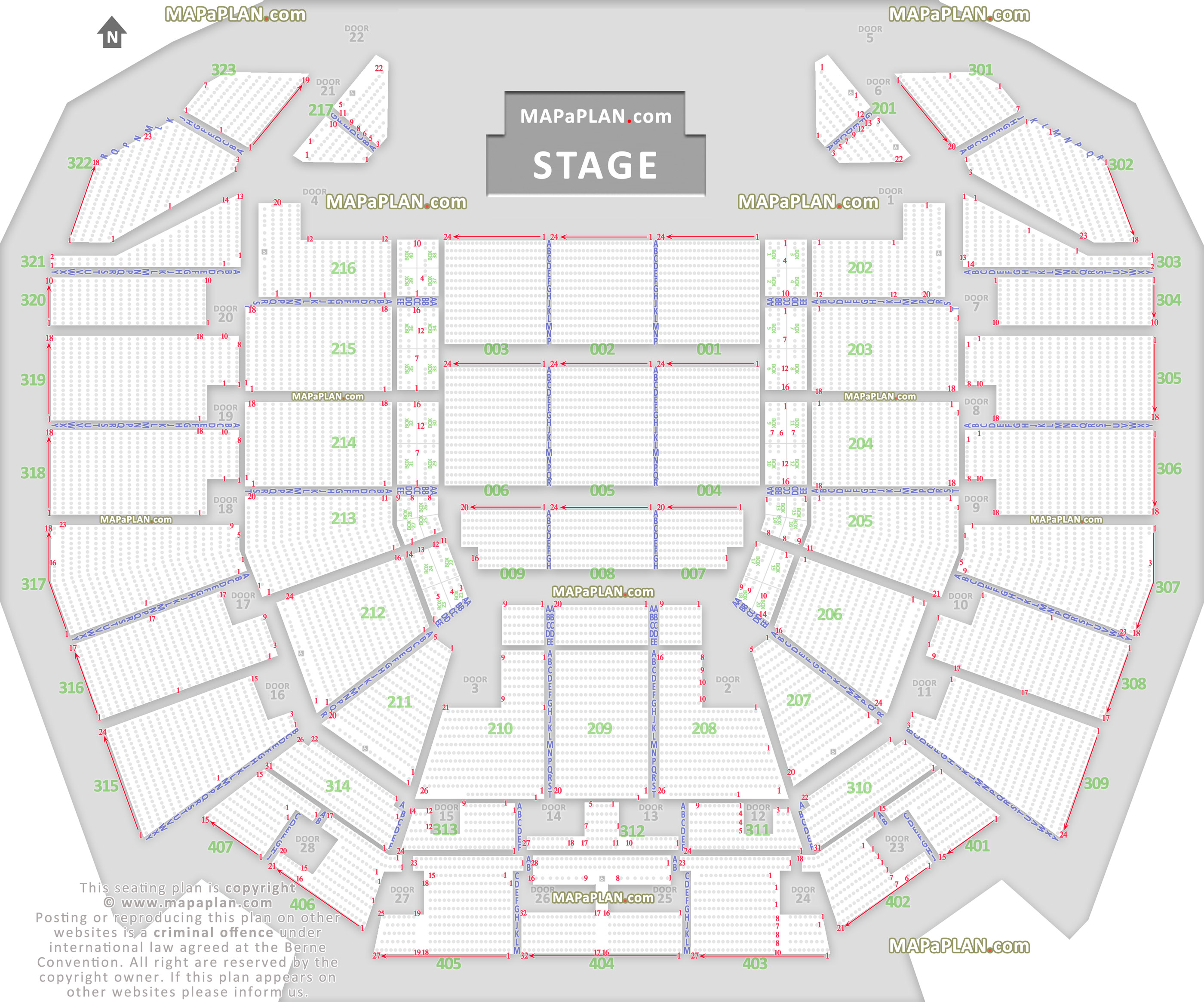 Section 215 At Allstate Arena For Concerts Rateyourseats Com