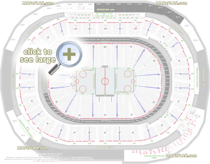 canucks nhl hockey game rink diagram exact venue individual find my seat information map centre ice grill Vancouver Rogers Arena seating chart