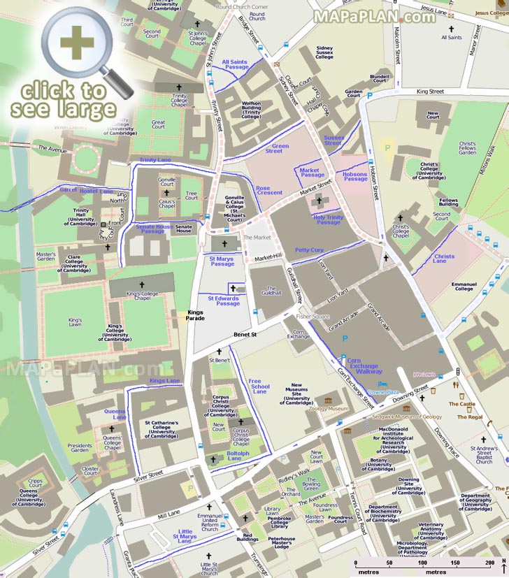 Printable Map Of Cambridge