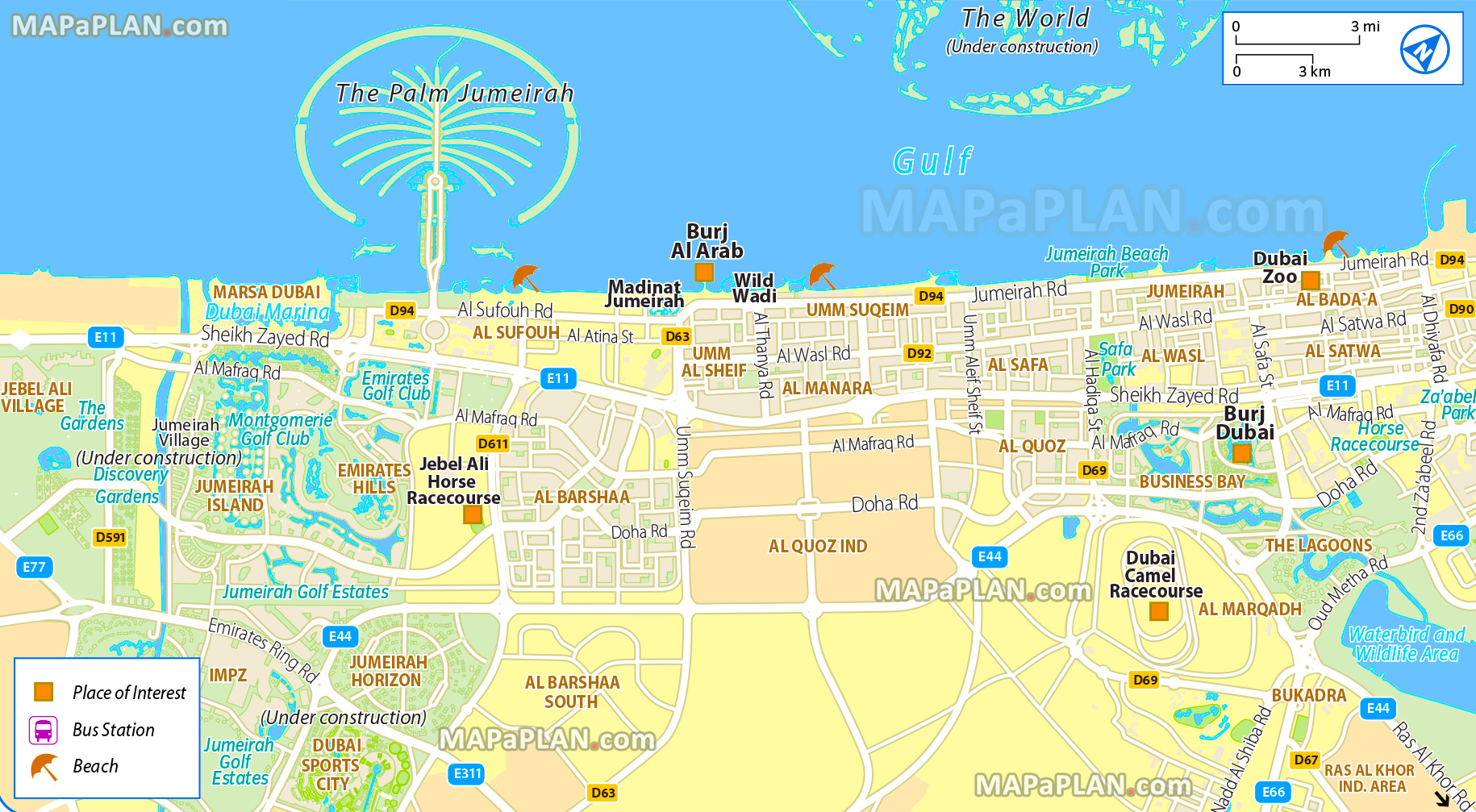 DUBAI MAP – nxsone45