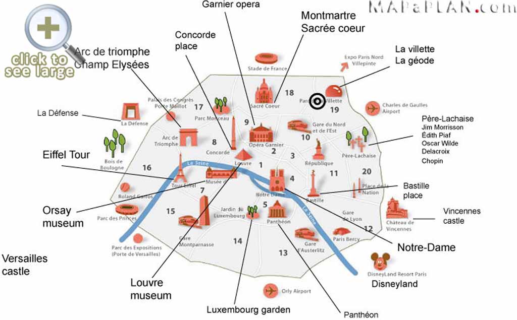 Tourist Map Paris Pdf