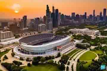 chicago soldier field stadium arena detailed interactive seat row numbers chart plan