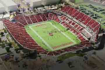 san diego snapdragon stadium arena detailed interactive seat row numbers chart plan