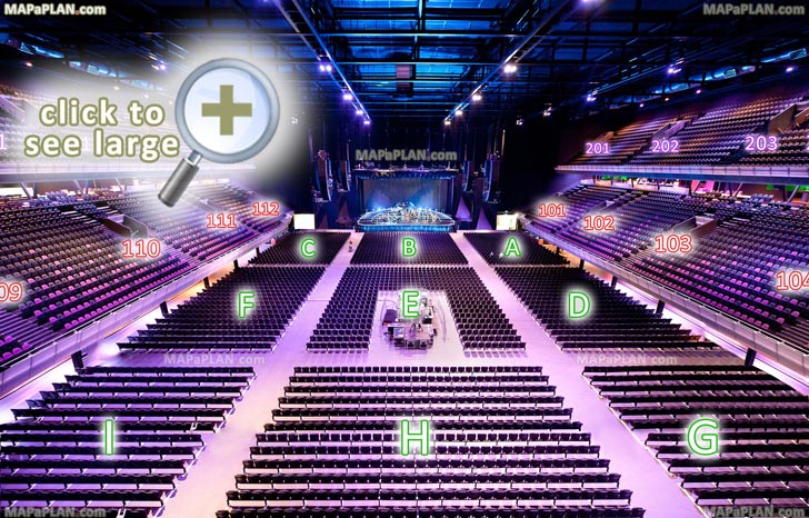 Amsterdam Ziggo Dome Arena seat numbers detailed seating plan ...