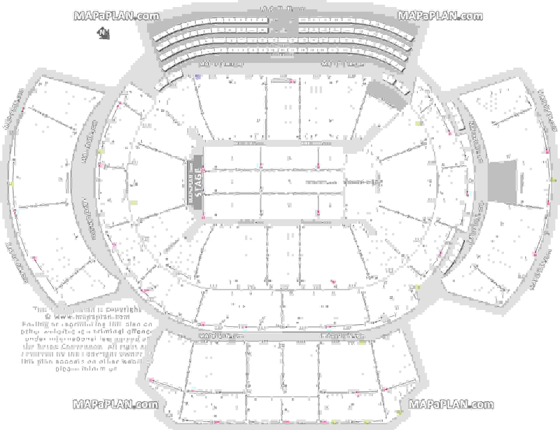 Atlanta State Farm Arena seating chart - Detailed seat & row numbers ...