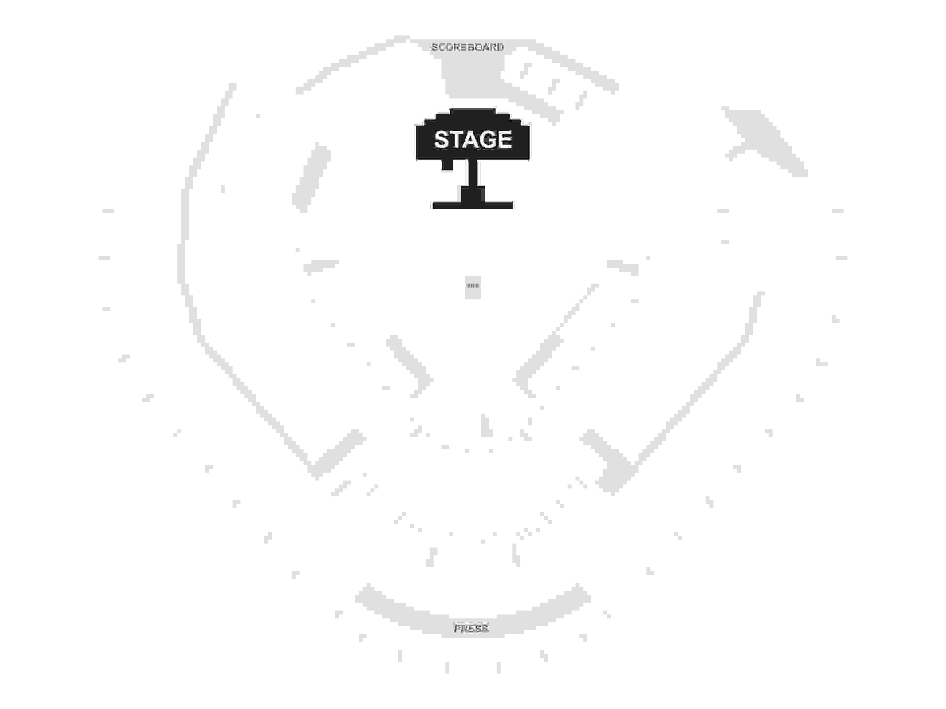 Atlanta Truist Park Seating Chart - Concert With Extended Catwalk ...