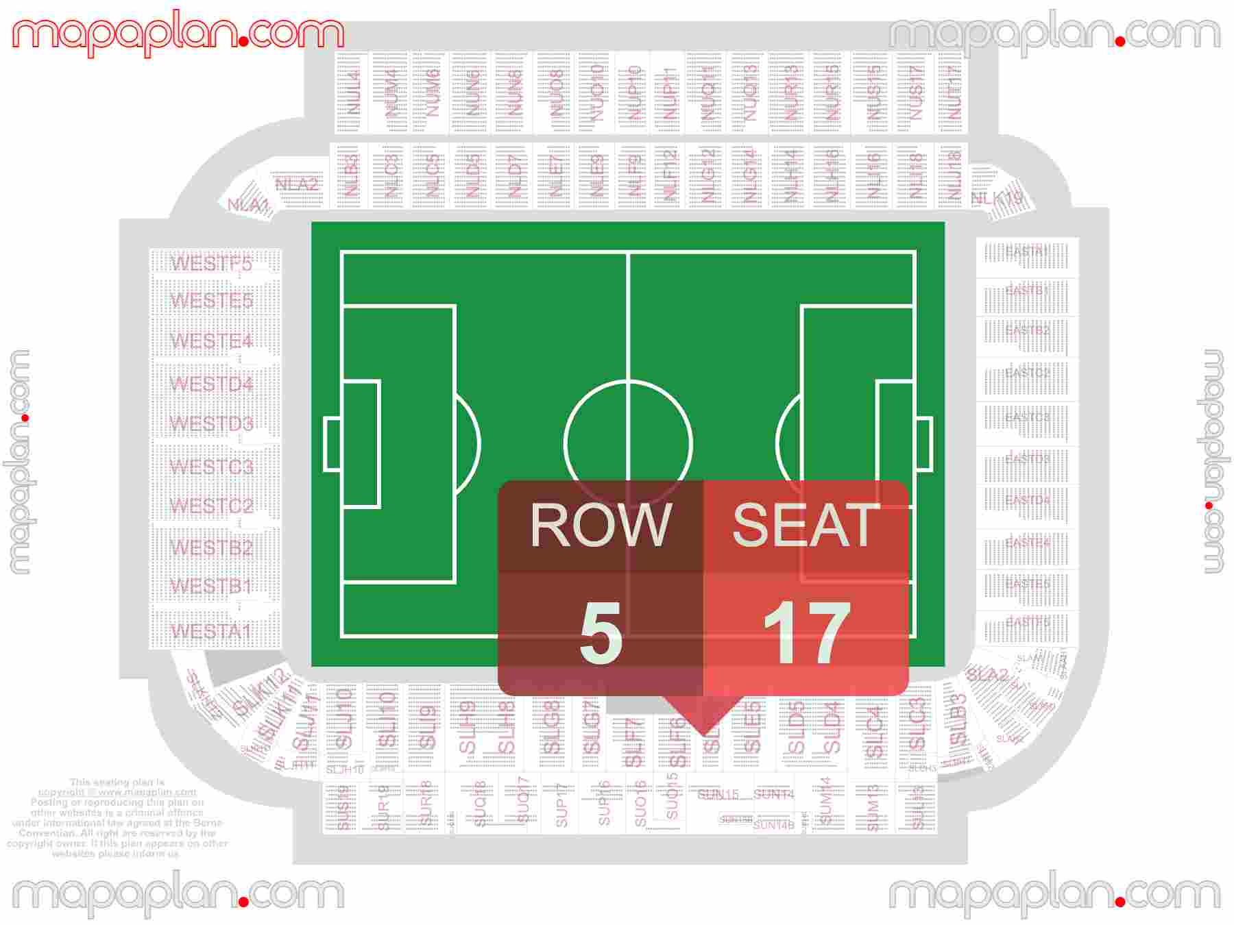 Belfast Windsor Park National Football Stadium seating plan Football detailed seat numbers and row numbering plan with interactive map map layout