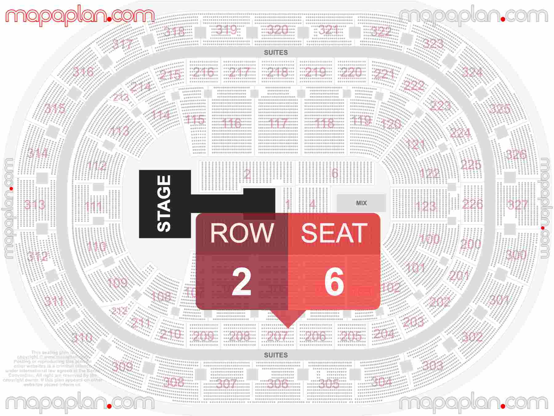 Buffalo KeyBank Center seating chart Concert with extended catwalk runway B-stage seating chart with exact section numbers showing best rows and seats selection 3d layout - Best interactive seat finder tool with precise detailed location data