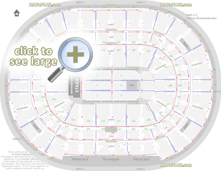 United Center Chicago Seating Chart 01 Detailed Seat Row Number End Stage Full Concert Section Floor Plan Arena Lower Club Upper Bowl Layout 