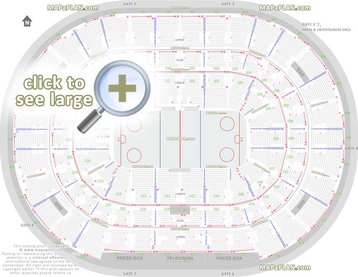 chicago blackhawks stadium  seating chart