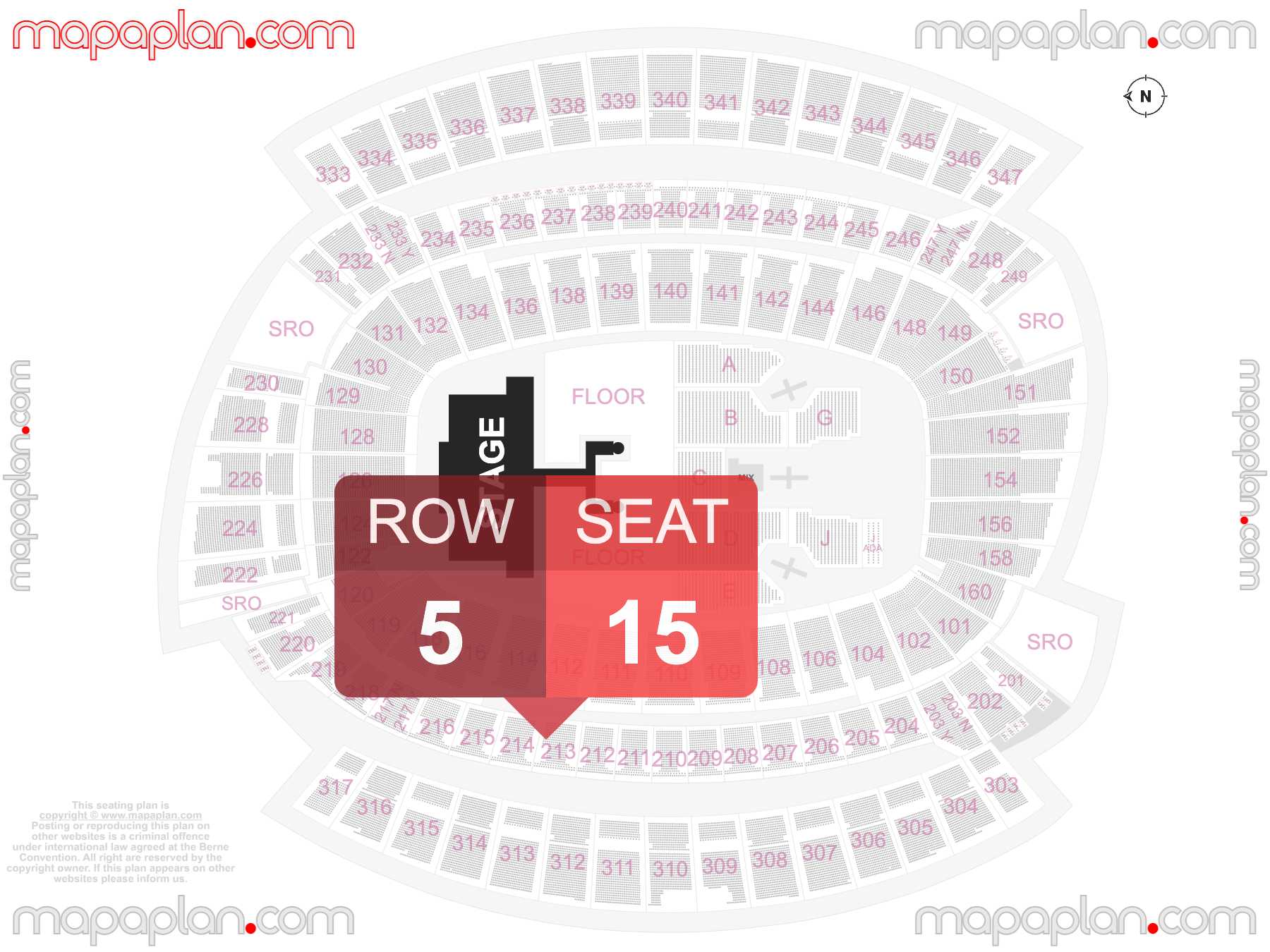 Cincinnati Paycor Stadium seating chart Concert detailed seat numbers and row numbering chart with interactive map plan layout