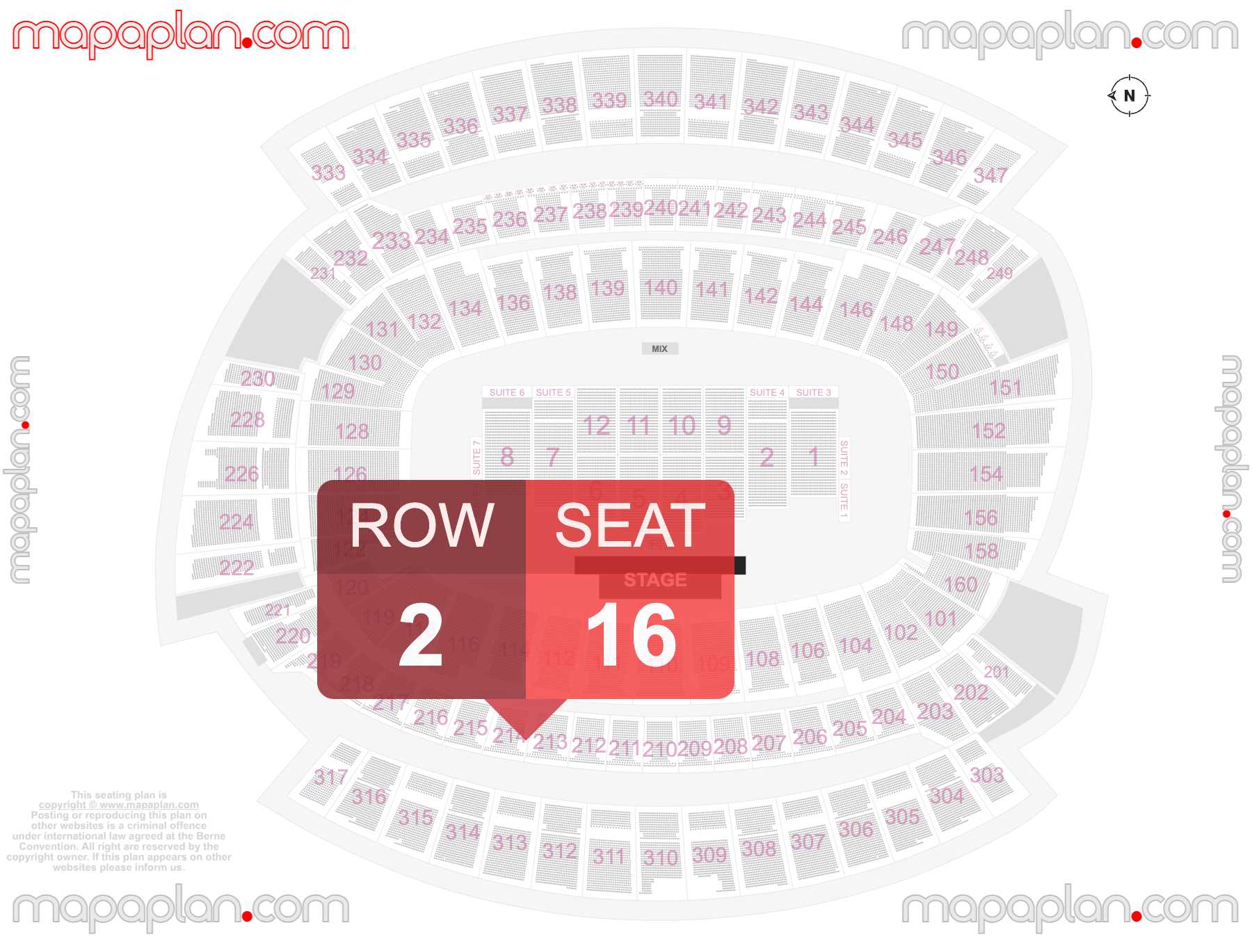 Cincinnati Paycor Stadium seating chart Concert with floor general admission PIT standing inside capacity view arrangement plan - Interactive virtual 3d best seats & rows detailed stadium image layout