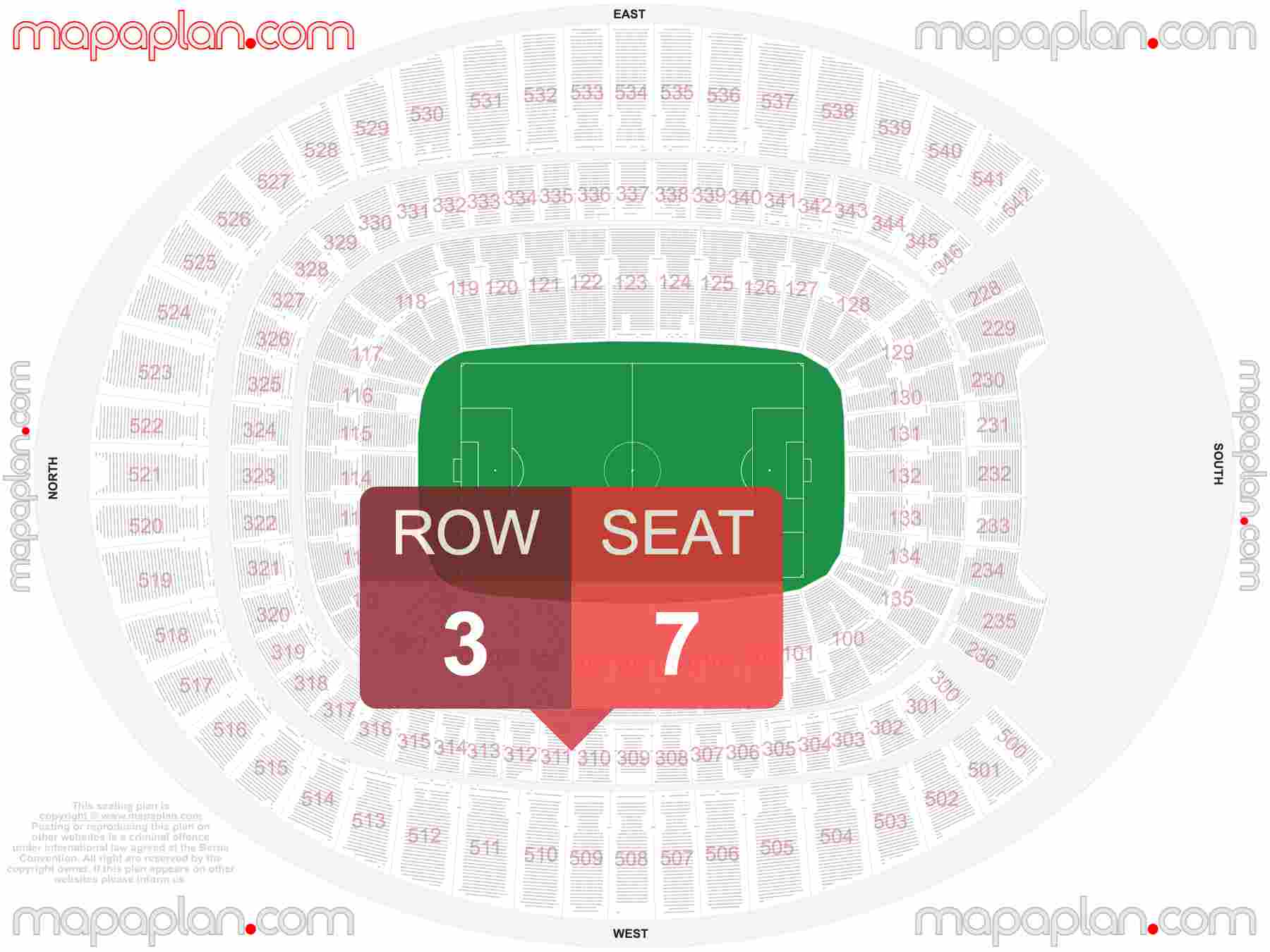 Denver Empower Field at Mile High seating chart Soccer & Broncos football inside capacity view arrangement plan - Interactive virtual 3d best seats & rows detailed stadium image configuration layout