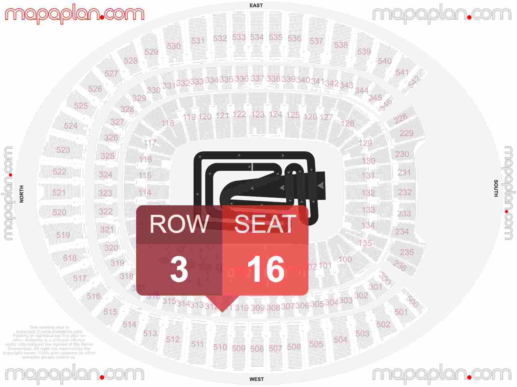 Denver Empower Field at Mile High seating chart Arenacross motorcycle racing detailed seating chart - 3d virtual seat numbers and row layout