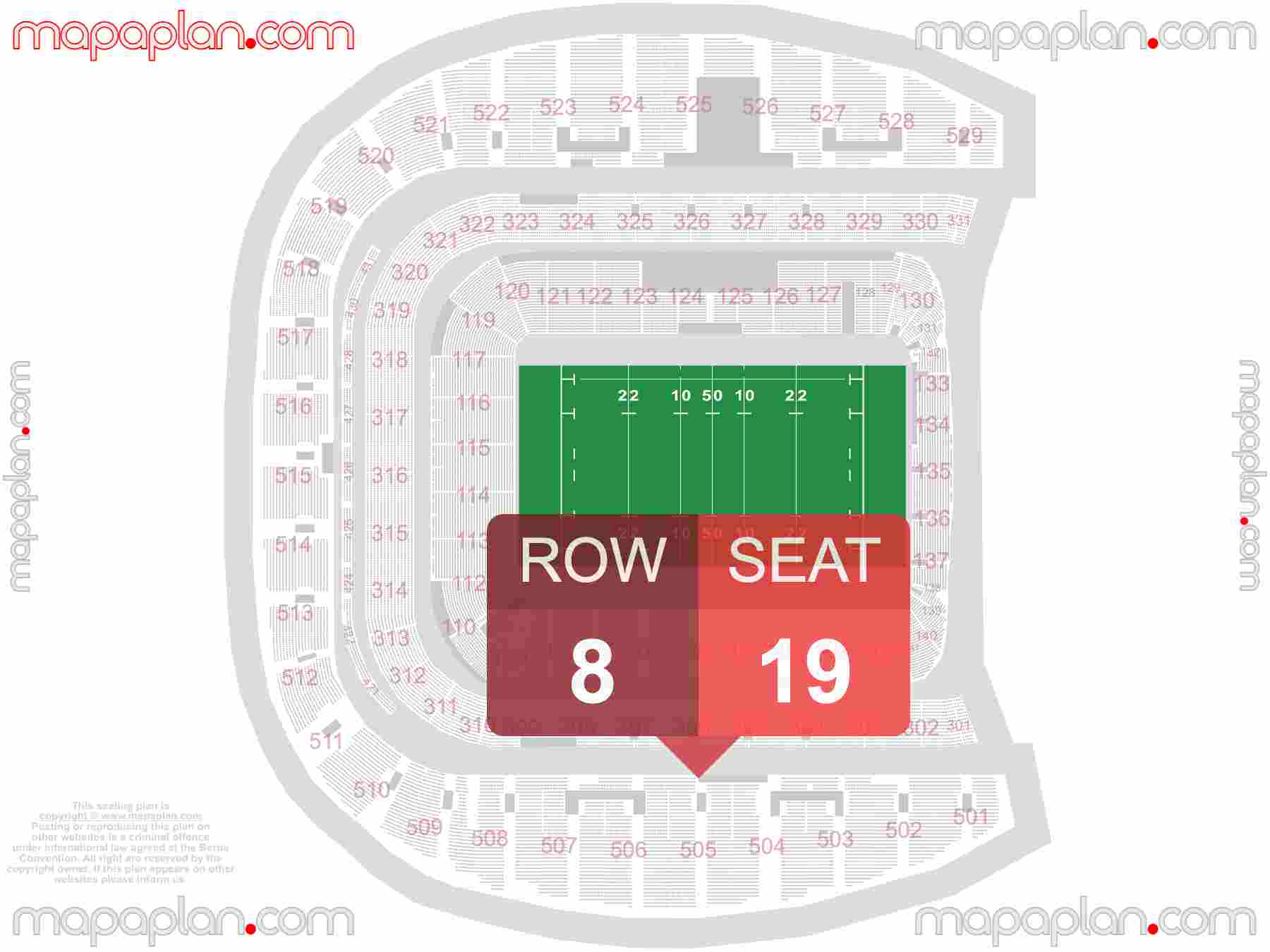 Dublin Aviva Stadium seating plan Rugby and NFL American football inside capacity view arrangement map - Interactive virtual 3d best seats & rows detailed stadium image configuration layout