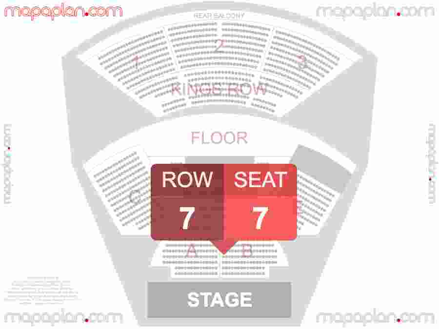 London Indigo at the O2 detailed interactive seating plan with seat ...