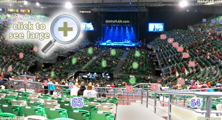 Melbourne Rod Laver Arena seat numbers detailed seating plan - MapaPlan.com