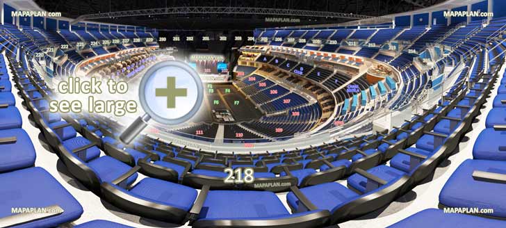 Amway Center seat & row numbers detailed seating chart, Orlando ...