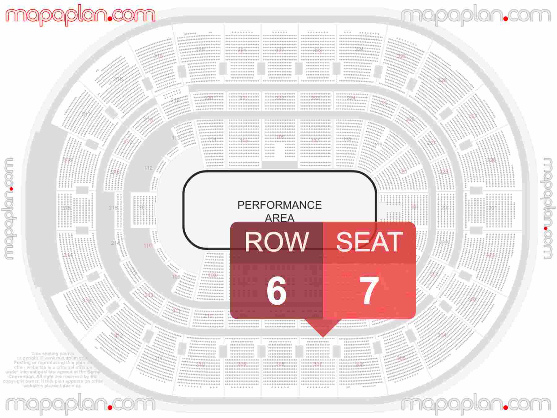 Ottawa Canadian Tire Centre seating map Monster Jam trucks 3d virtual view seat locator chart - Navigate seat numbers per row