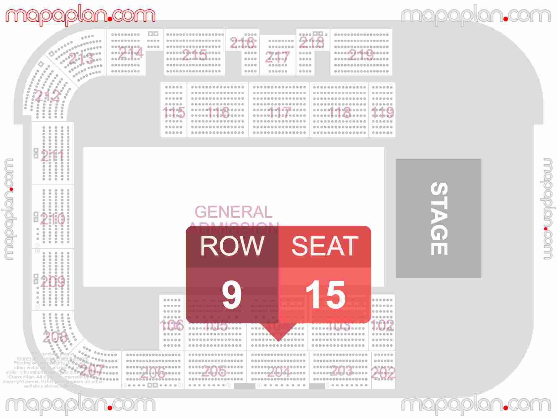 Perth HBF Stadium Superdrome seating map Concert with extented floor general admission area inside capacity view arrangement plan - Interactive virtual 3d best seats & rows detailed stadium image configuration layout