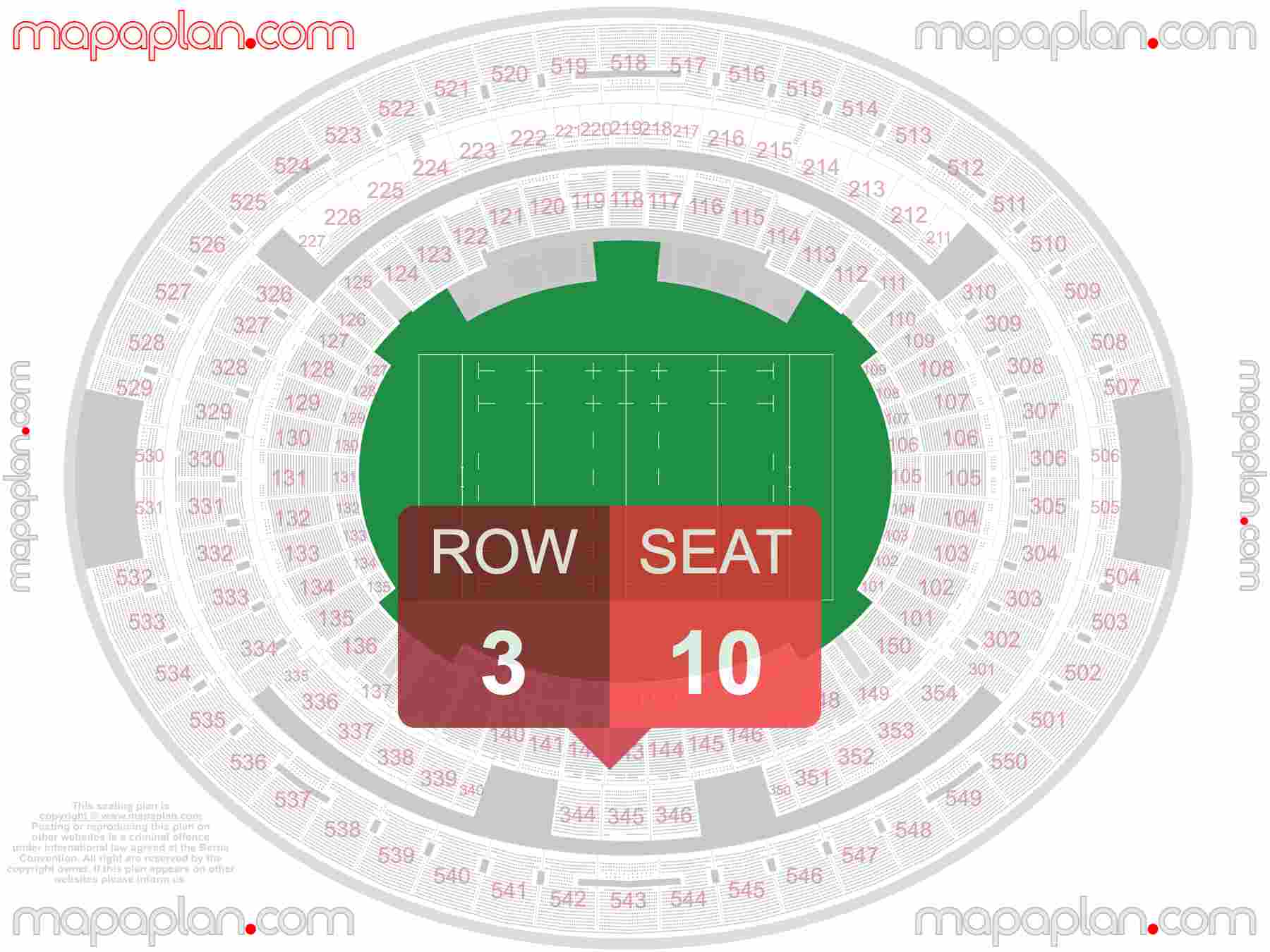 Perth Optus Stadium seating map Rugby inside capacity view arrangement plan - Interactive virtual 3d best seats & rows detailed stadium image configuration layout