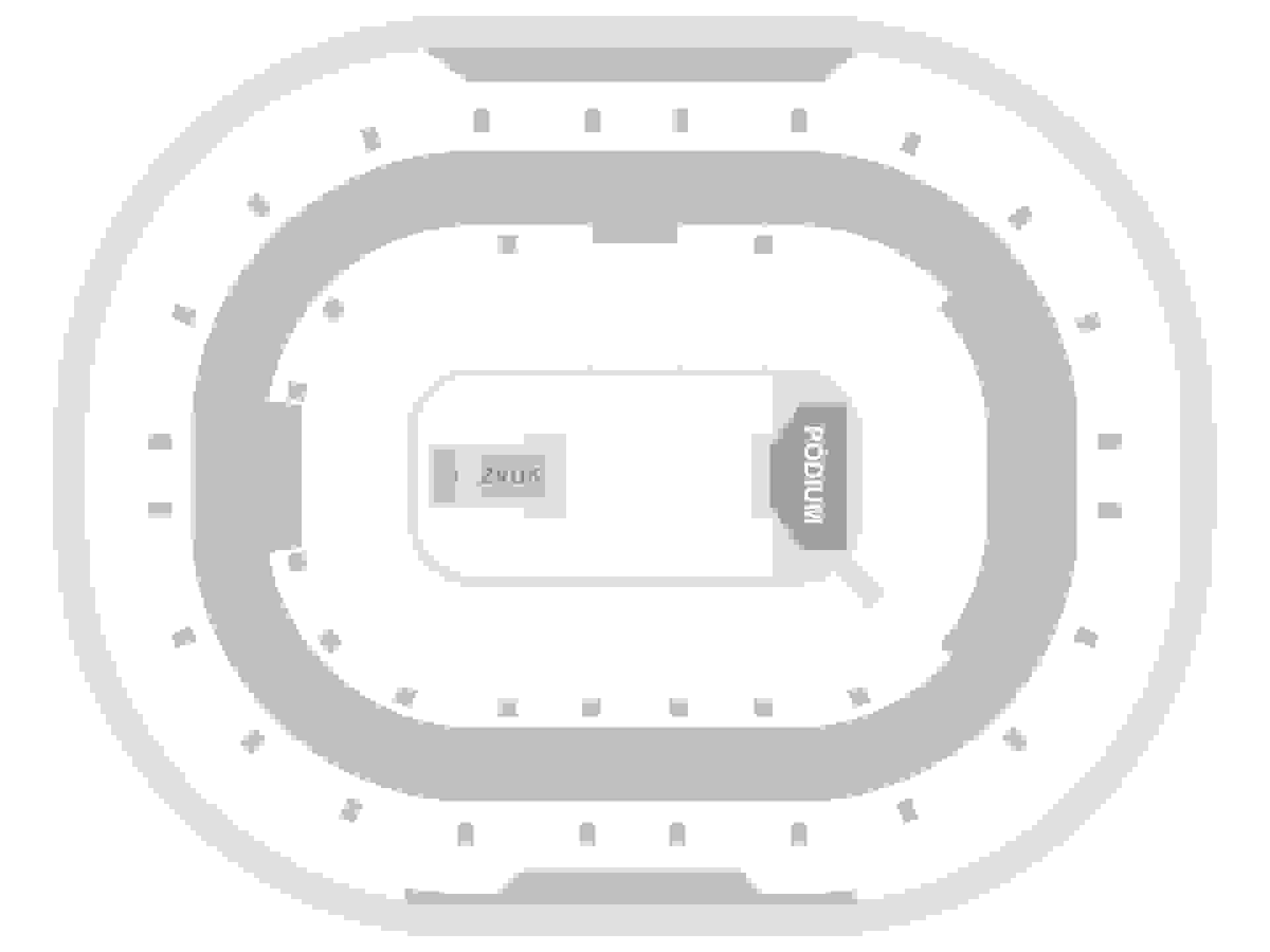 Prague O2 Arena seating plan Concert (Koncert plan s cisly sedadel a rad koncerty) detailed