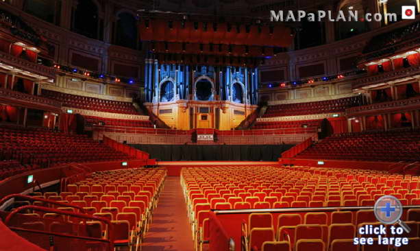 Royal Albert Hall detailed seat numbers seating plan 