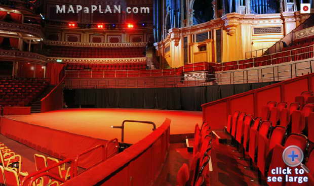 Royal Albert Hall detailed seat numbers seating plan 