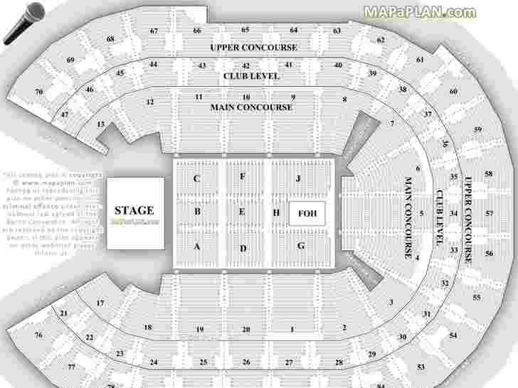 Sydney Qudos Bank Arena seat numbers detailed seating plan - MapaPlan.com