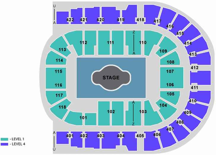 The O2 Arena London seating plan Robbie Williams 2012