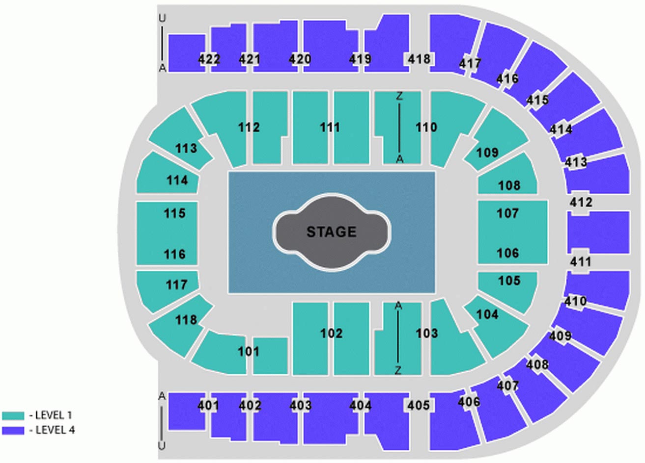 The O2 Arena London seating plan Robbie Williams 2012