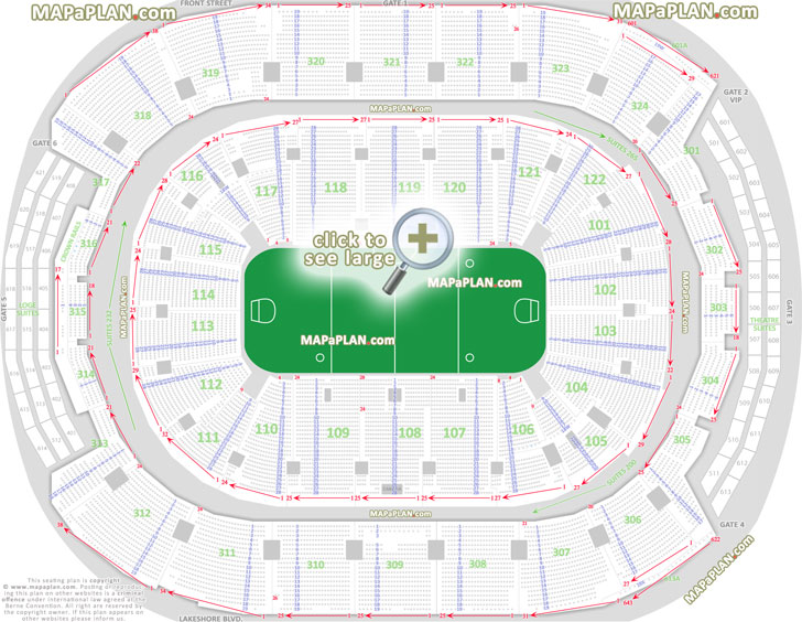 Seating Maps  Scotiabank Arena