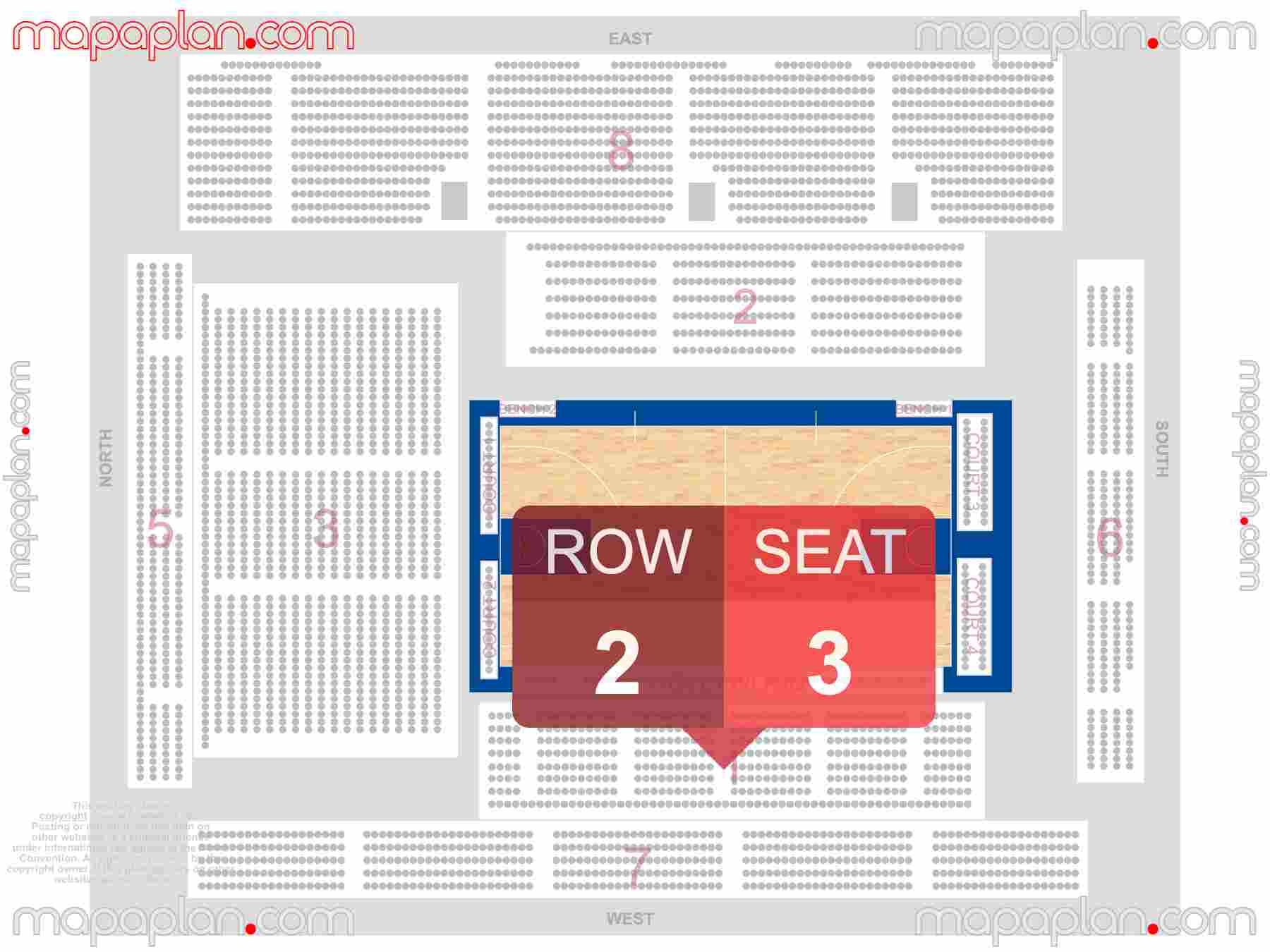 Wellington TSB Arena seating map Basketball inside capacity view arrangement plan - Interactive virtual 3d best seats & rows detailed stadium image configuration layout