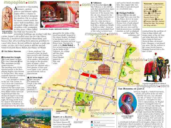 jaipur city tourist map