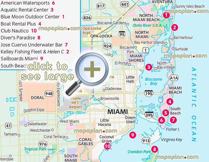  Topspot Map South Florida Offs Miami Winterbeach